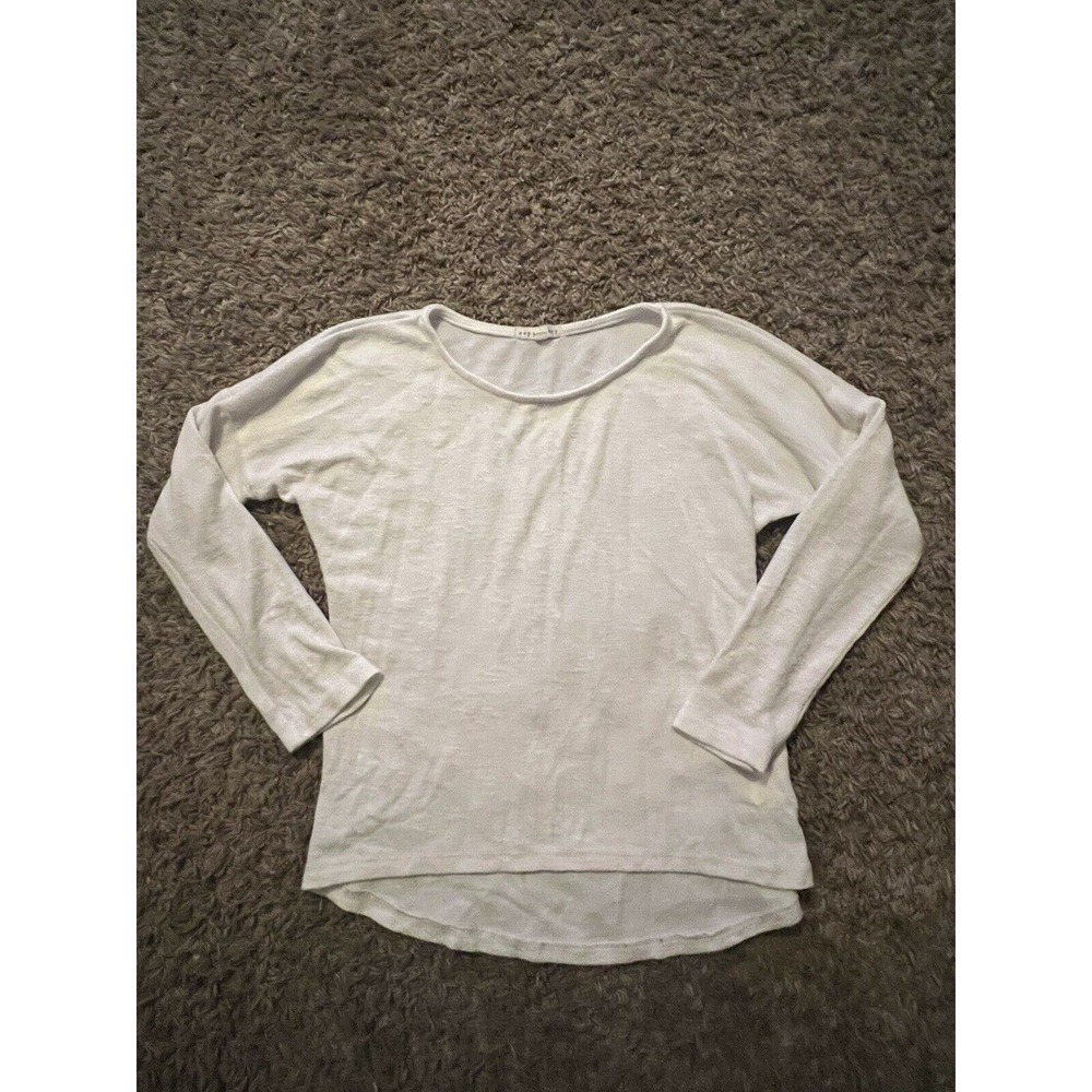Girls Copper‎ Key Lightweight White Long Sleeve Sweater Size M